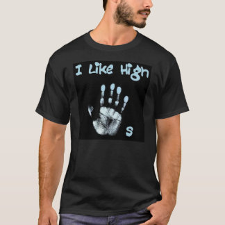 hand print invert T-Shirt