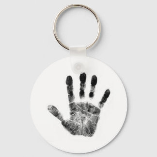 hand print keychain