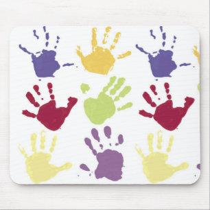 Hand Print mousepad