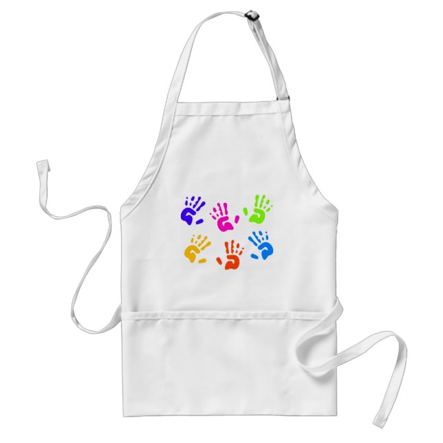 Hand Prints Standard Apron (Front)