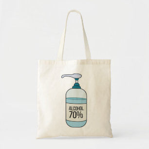 Hand Sanitizer Gel with 70% Alcohol Tote Bag