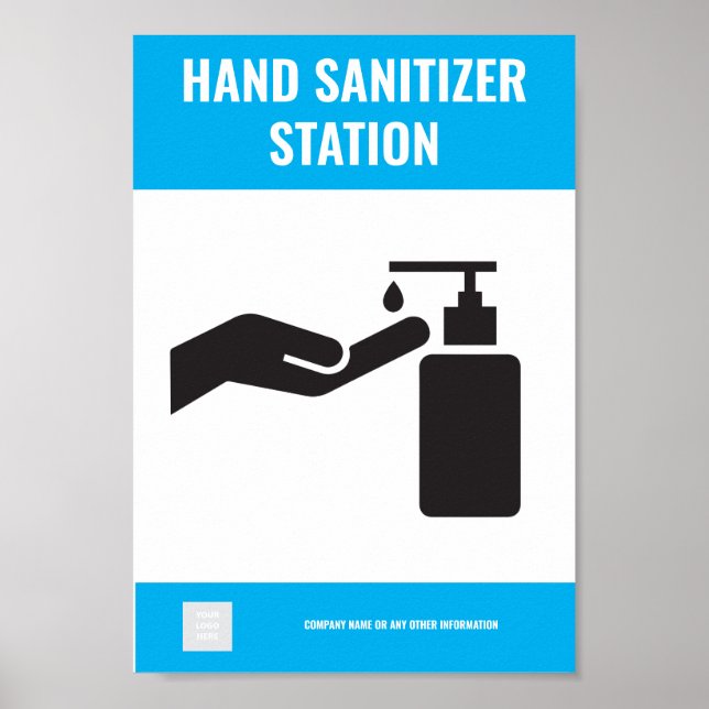 Hand Sanitizer Station Poster (Front)
