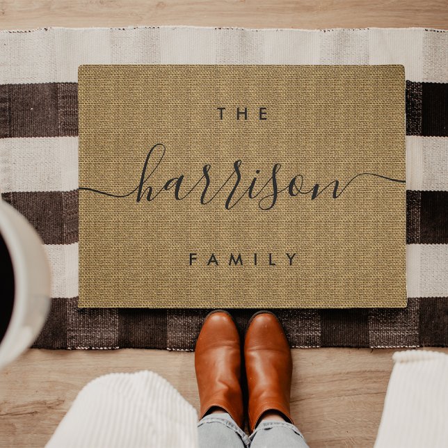 Hand Scripted | Personalized Family Doormat (Creator Uploaded)