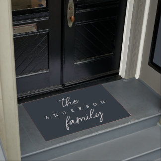 Hand Scripted | Personalized Family Name Doormat