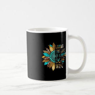 Hand sign language Living the life of a proud Deaf Coffee Mug