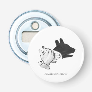 Hand Silhouette Dog Bottle Opener