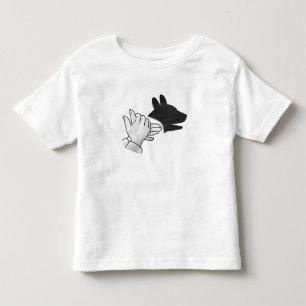 Hand Silhouette Dog Toddler T-shirt