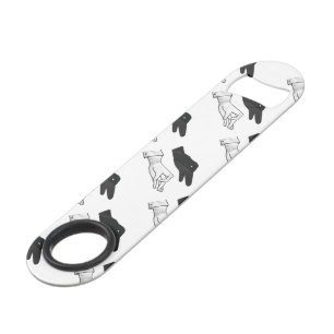 Hand Silhouette Duck Bar Key