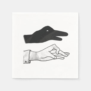 Hand Silhouette Duck Napkin