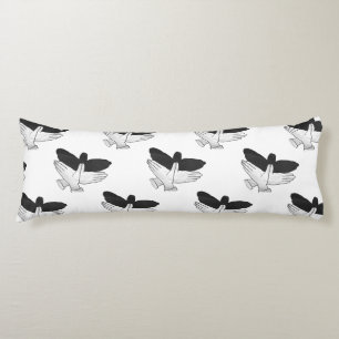 Hand Silhouette Eagle Body Pillow