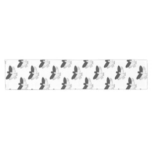 Hand Silhouette Eagle Short Table Runner