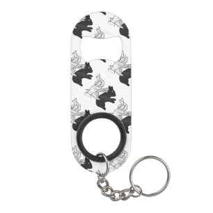 Hand Silhouette Rabbit Keychain Bottle Opener