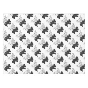 Hand Silhouette Rabbit Tablecloth