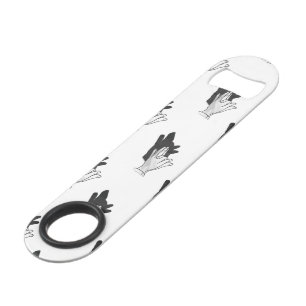 Hand Silhouette Wolf Speed Bottle Opener