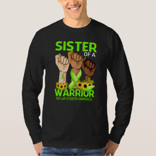 Hand Sister Of A Warrior Bipolar Disorder Awarenes T-Shirt