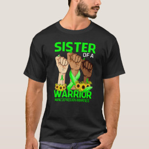 Hand Sister Of A Warrior Manic Depression Awarenes T-Shirt