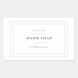 Hand Soap Label Stickers