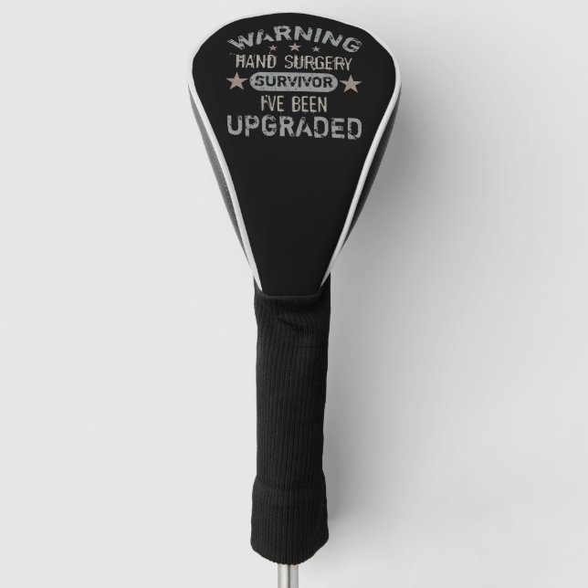 Hand Surgery Humour Upgraded Golf Head Cover (Front)