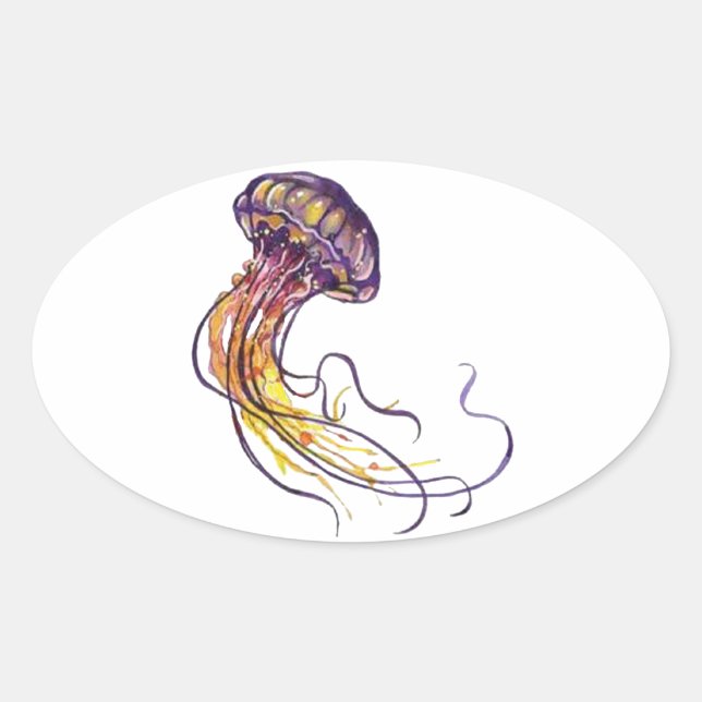 HAND TEMPLATE OVAL STICKER (Front)