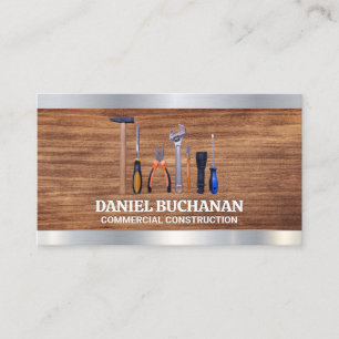 Hand Tools Wood and Metal Business Card