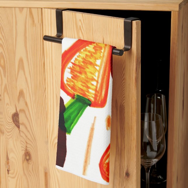 Hand towel carrot (Thirds Fold)