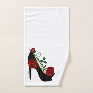 Hand Towel - Stiletto Rose