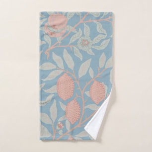 HAND TOWEL : WILLIAM MORRIS : POMEGRANATE
