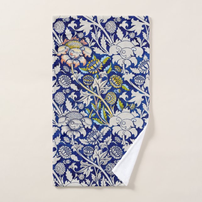 HAND TOWEL : WILLIAM MORRIS : WATERCOLOUR (Hand Towel)