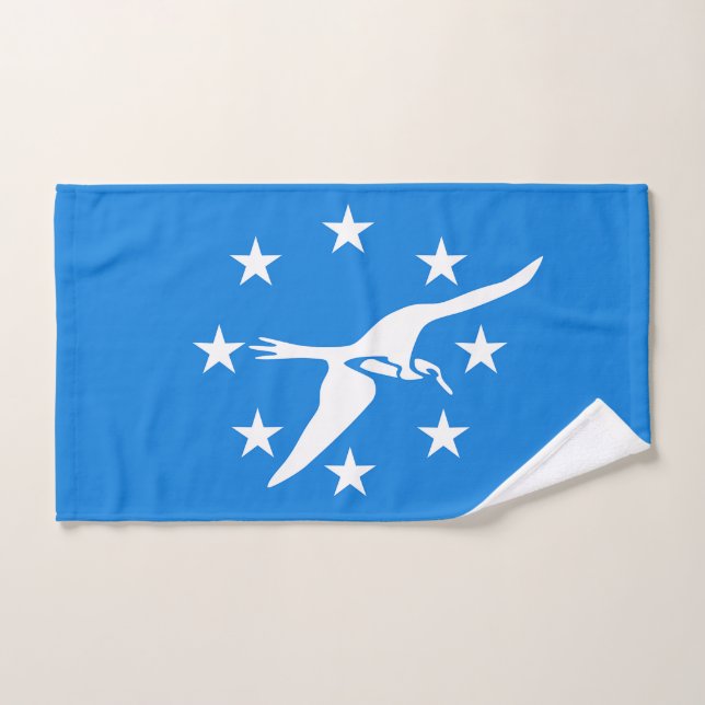 Hand Towel with Flag of Corpus Christi City, USA (Hand Towel)