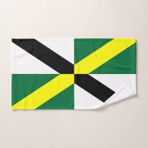 Hand Towel with Flag of Monterey City, USA