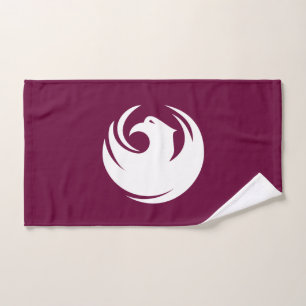 Hand Towel with Flag of Phoenix City