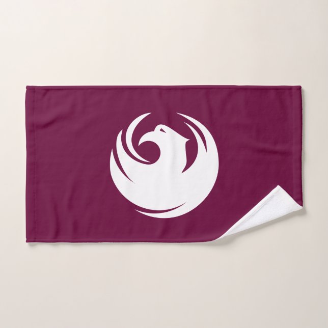 Hand Towel with Flag of Phoenix City (Hand Towel)