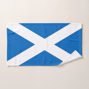 Hand Towel with Flag of Scotland, United Kingdom