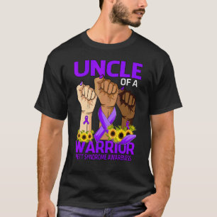 Hand Uncle Of A Warrior Rett Syndrome Awareness Su T-Shirt