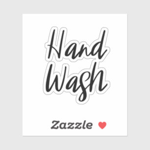 Hand Wash Storage Sticker