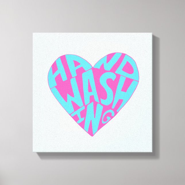 Hand Washing Hand Canvas Print (Front)