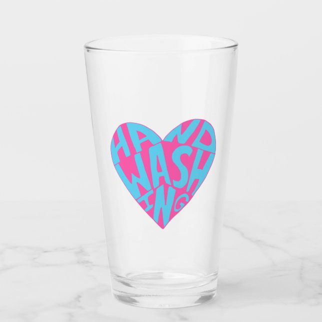 Hand Washing Hand Glass (Front)