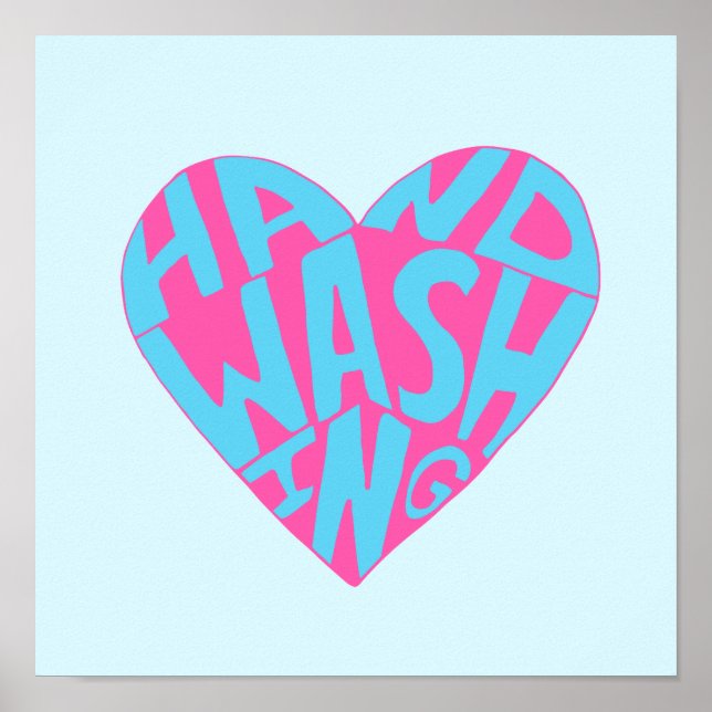 Hand Washing Hand Poster (Front)