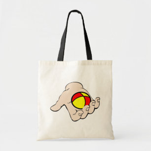 Hand With Juggling Ball Tote Bag