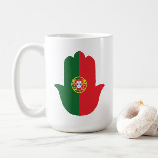HAND With Portugal Flag Coffee Mug