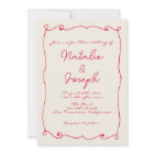 Hand-Written Colourful Retro Fun Unique Wedding 