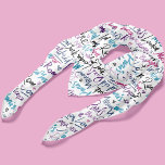 Hand Written Famous Cities of the World Pattern<br><div class="desc">Stylish pattern made up names of famous cities of the world (New York,  Milan,  Rome,  Barcelona,  Moscow,  Paris,  Madrid) in beautiful blue,  purple and pink shades.</div>
