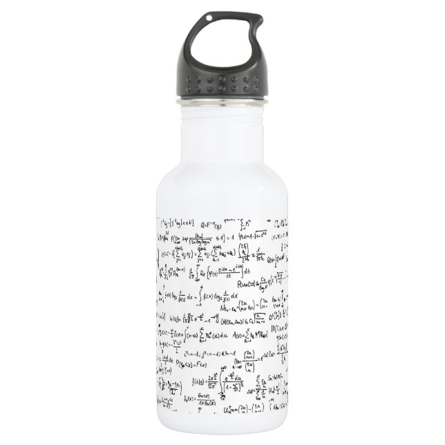 Hand Written Math Equations // 532 Ml Water Bottle (Front)