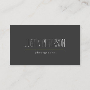 Hand-Written Text II Photographer's Business Card