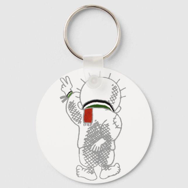 Handala (Palestinian Kid) Keychain (Front)