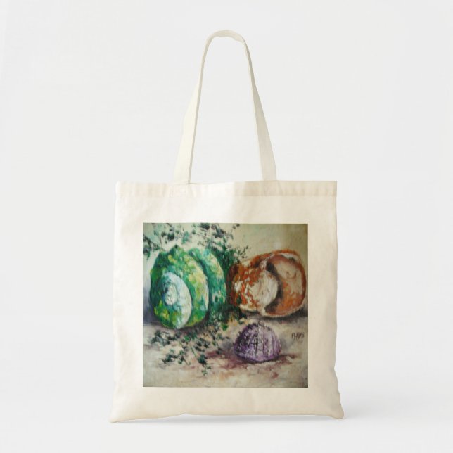 Handbag Ann Hayes Painting Sea Shells (Front)