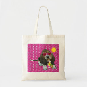 Handbag Basset Hound Summer Time