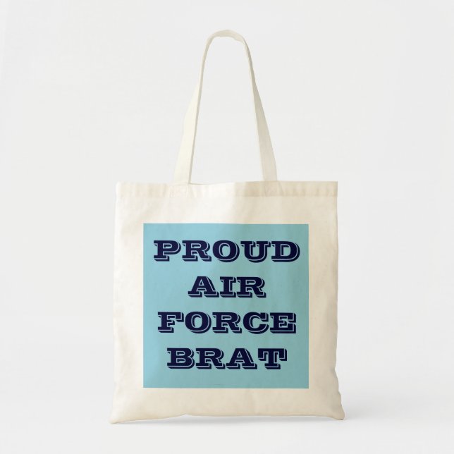 Handbag Proud Air Force Brat (Front)