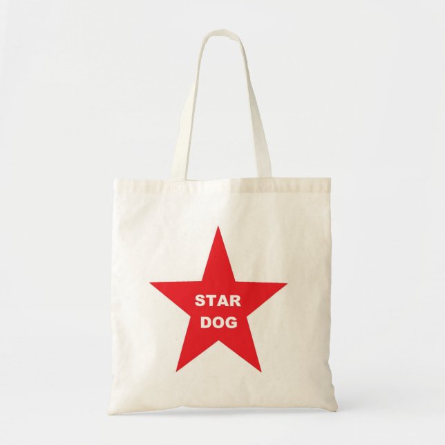 Handbag Star Dog on Red Star (Front)