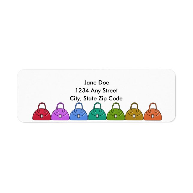 Handbags Return Address Label (Front)